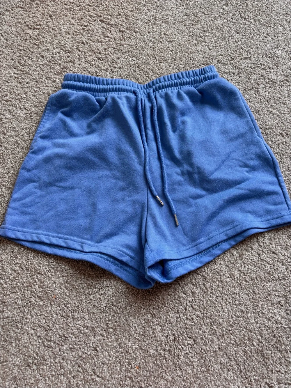 SHEIN Blue Drawstring Athletic Shorts